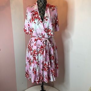 Venus mock wrap dress
